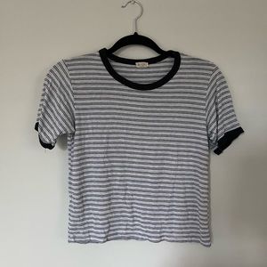 cute girls striped tee